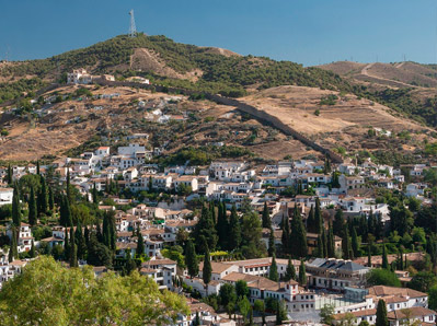 Barrio Sacromonte de Granada